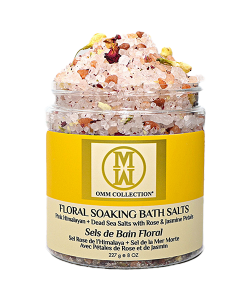 OMM Floral Soaking Bath Salts - 227g